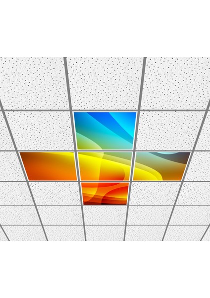 60X60 LED Panel Aydınlatma Desenli 3x3 5 Li Grup Özel Seri 46511417SA fiyatları