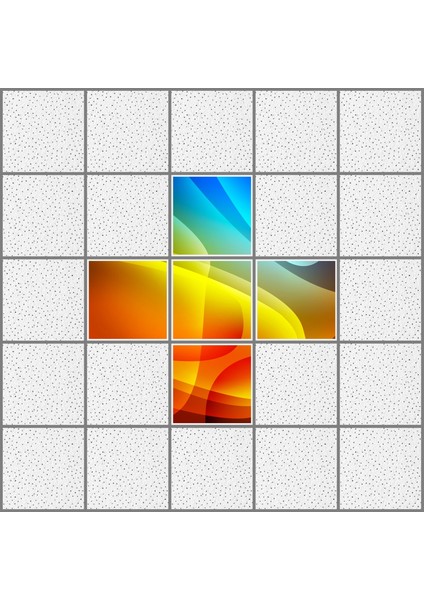 60X60 LED Panel Aydınlatma Desenli 3x3 5 Li Grup Özel Seri 46511417SA modelleri