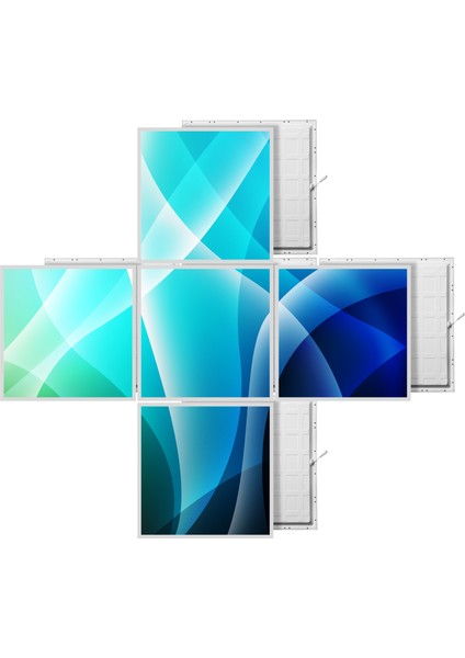 60X60 LED Panel Aydınlatma Desenli 3x3 5 Li Grup Özel Seri 46511418SA
