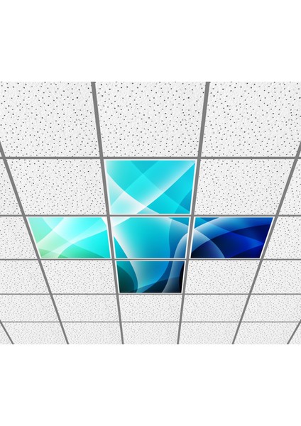 60X60 LED Panel Aydınlatma Desenli 3x3 5 Li Grup Özel Seri 46511418SA
