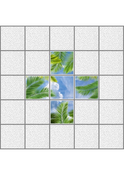 60X60 LED Panel Aydınlatma Desenli 3x3 5 Li Grup Özel Seri 46511422SA modelleri