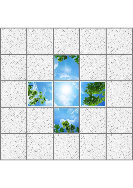 60X60 LED Panel Aydınlatma Desenli 3x3 5 Li Grup Özel Seri 46511437SA modelleri