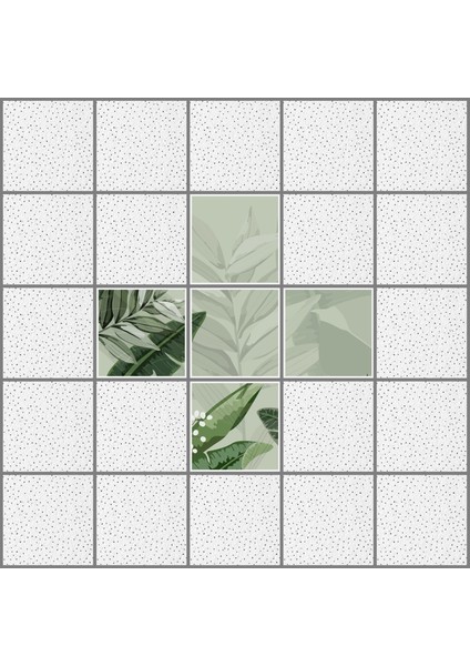 60 x 60 LED Panel Aydınlatma Desenli 3x3 5'li Grup Özel Seri 46511446SA