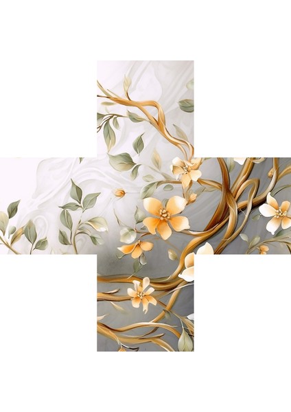 60 x 60 LED Panel Aydınlatma Desenli 3x3 5'li Grup Özel Seri 46511486SA