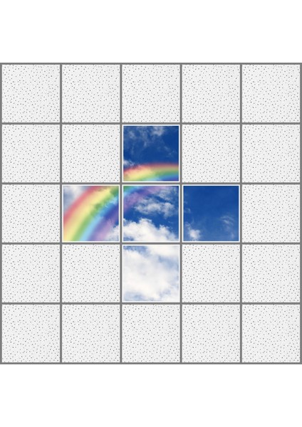 60 x 60 LED Panel Aydınlatma Desenli 3x3 5'li Grup Özel Seri 46511442SA modelleri
