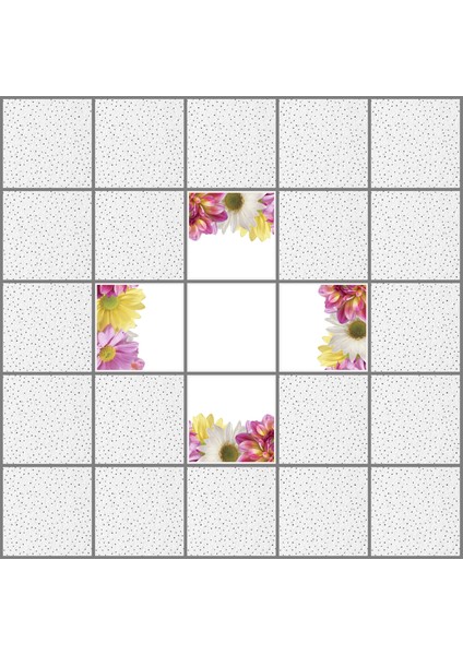 60 x 60 LED Panel Aydınlatma Desenli 3x3 5'li Grup Özel Seri 46511473SA