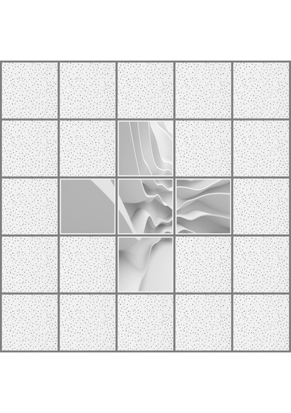 60 x 60 LED Panel Aydınlatma Desenli 3x3 5'li Grup Özel Seri 46511448SA modelleri