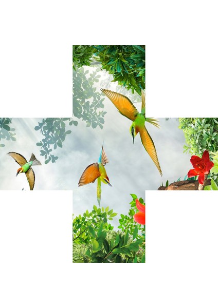 60X60 LED Panel Aydınlatma Desenli 3x3 5 Li Grup Özel Seri 46511462SA