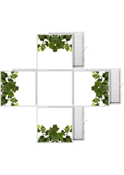 60X60 LED Panel Aydınlatma Desenli 3x3 5 Li Grup Özel Seri 46511478SA