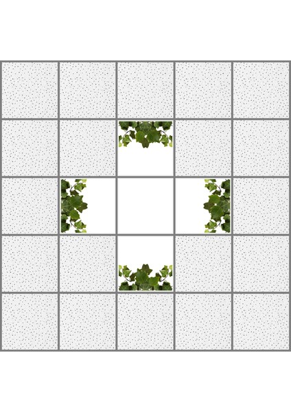 60X60 LED Panel Aydınlatma Desenli 3x3 5 Li Grup Özel Seri 46511478SA