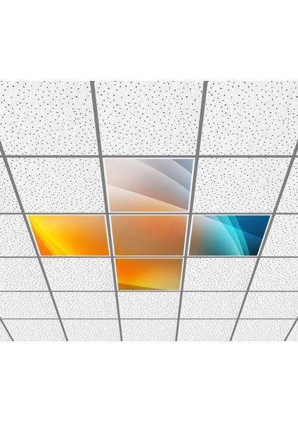 60 x 60 LED Panel Aydınlatma Desenli 3x3 5'li Grup Özel Seri 46511419SA