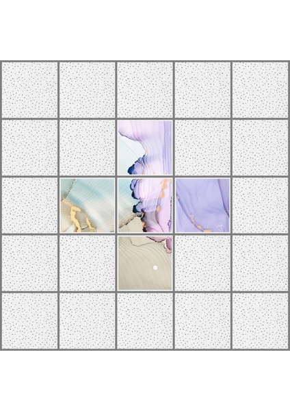 60 x 60 LED Panel Aydınlatma Desenli 3x3 5'li Grup Özel Seri 46511464SA modelleri