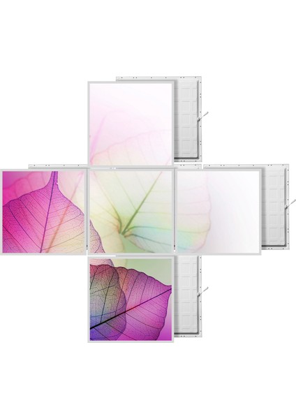 60 x 60 LED Panel Aydınlatma Desenli 3x3 5'li Grup Özel Seri 46511406SA