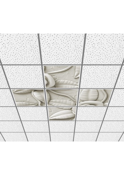 60 x 60 LED Panel Aydınlatma Desenli 3x3 5'li Grup Özel Seri 46511452SA