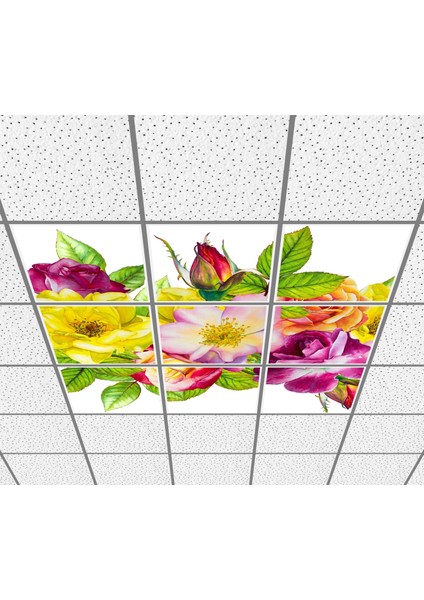 60X60 LED Panel Aydınlatma Desenli 3x3 9 Lu Grup 46510234SA