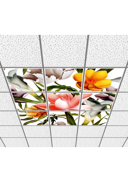 60X60 LED Panel Aydınlatma Desenli 3x3 9 Lu Grup 46510751SA