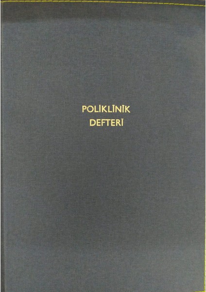 Poliklinik Defteri 28 x 40 400 Sayfa