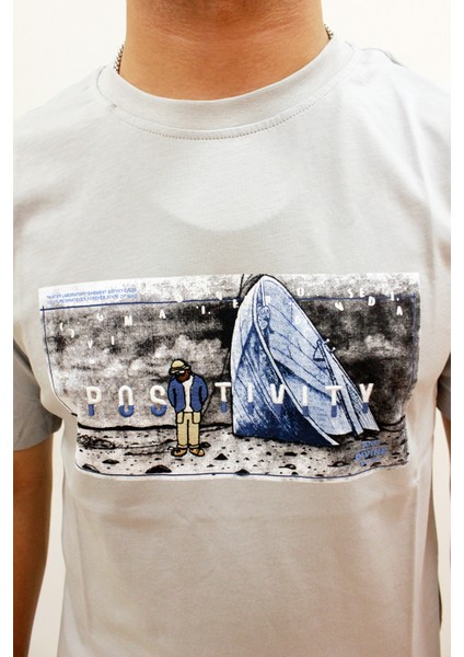 Ets 2270 Baskılı Işleme Detaylı Relax Fit Erkek T-Shirt modelleri