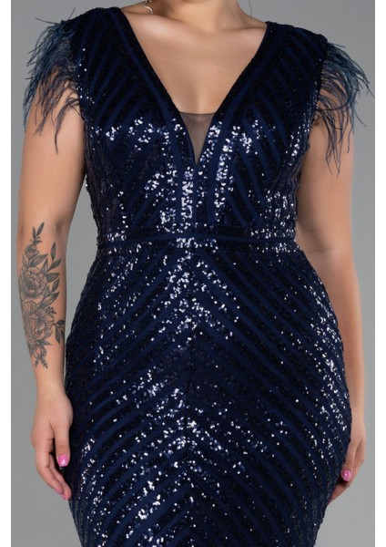 Pul Payet Uzun Büyük Beden Abiye ABU1044 modelleri