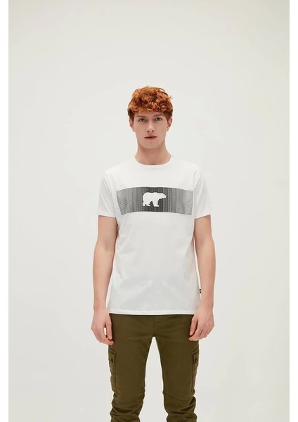 Fancy T-Shirt Off-White Beyaz 3D Baskılı Erkek Tişört fırsatları