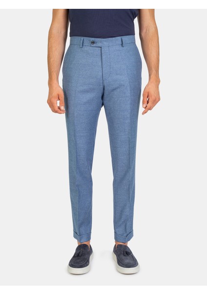 Erkek 6 Drop Takım Elbise-Indigo