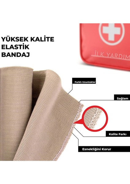 Elastik Bandaj 10 cm Yüksek Kalite Elastik Bandaj