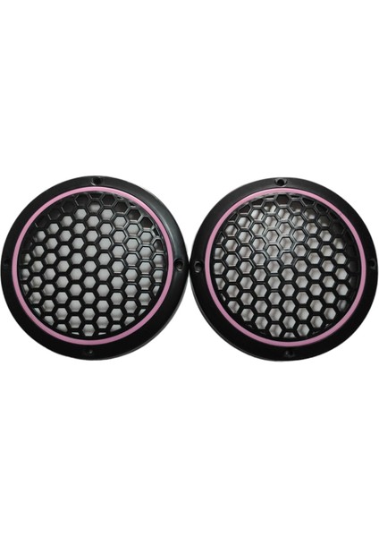 20CM Pembe Neon Ledli Hoparlör Kapağı 2ADET
