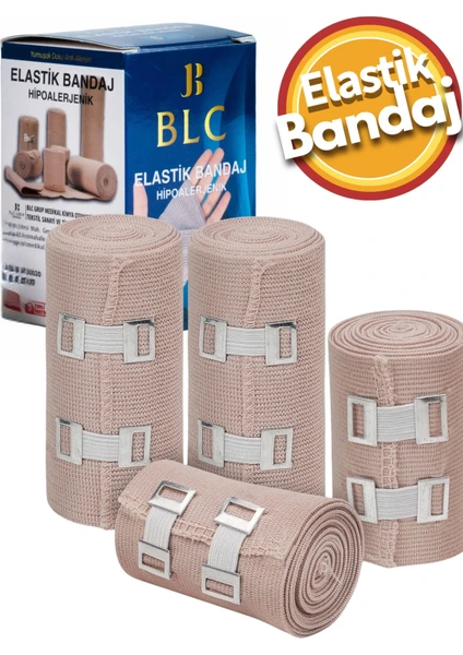 Elastik Bandaj 8 cm Yüksek Kalite Elastik Bandaj