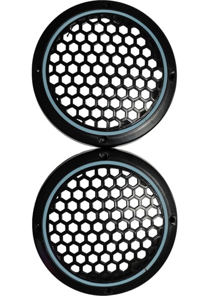 20CM Buz Mavi Neon Ledli Hoparlör Kapağı 2ADET