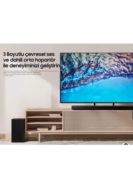 3 Boyutlu Çevresel Ses Dts Virtual x & Dolby Audio Game Mode, Derin ve Zengin Bas 430W 3.1 Soundbar