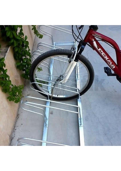 Bisiklet Park Yeri Altılı Galvaniz 40X210 Cm, Bisiklet Park Demiri
