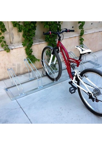Bisiklet Park Yeri Altılı Galvaniz 40X210 Cm, Bisiklet Park Demiri