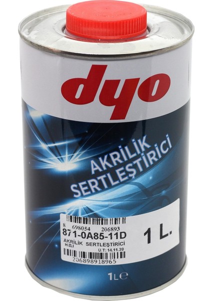 Akrilik Sertleştirici Şeffaf Normal 871-O531-11D 1 Lt