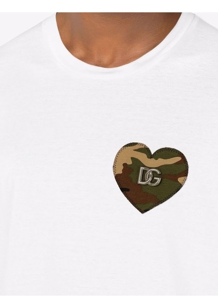 Kamuflaj Kalp T-Shirt