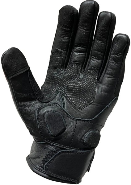 VN-9021 Gerçek Deriden Korumalı Siyah Motorcu Eldiveni fiyatları