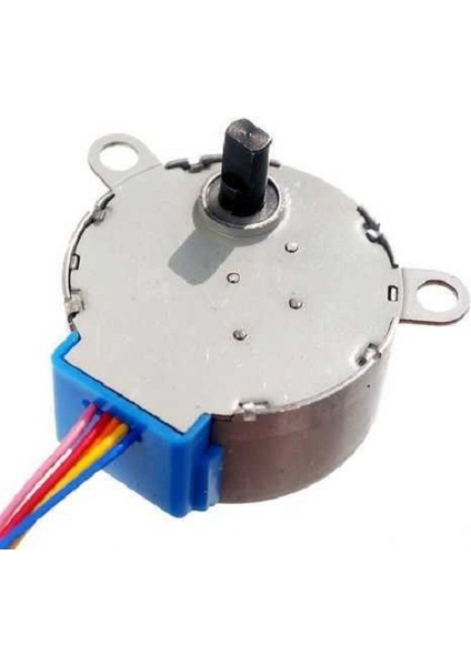 Robotik Hobi Merkezi - 28 Byj-48 Redüktörlü Step Motor ve ULN2003A Step Motor Sürücü Kartı