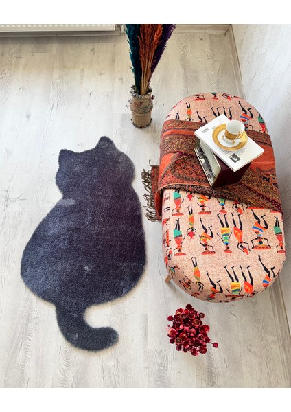 Yıkanabilir Sevimli Kedicik Peluş Çocuk Odası Oturma Odası Salon Mutfak Halısı modelleri