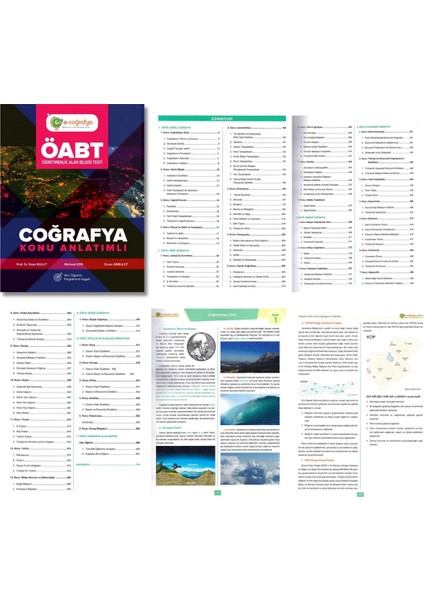 E-Coğrafya Yayınları ÖABT Coğrafya Konu Anlatımlı - Harita ve Şekillerle Türkiye Coğrafyası 2 Kitap