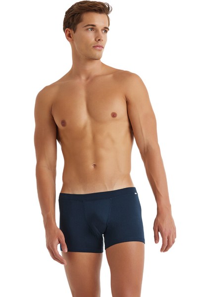 Erkek Modal Elastan Boxer Silver 9310