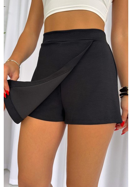 Kadın Modal Kumuş Etekli Şort modelleri