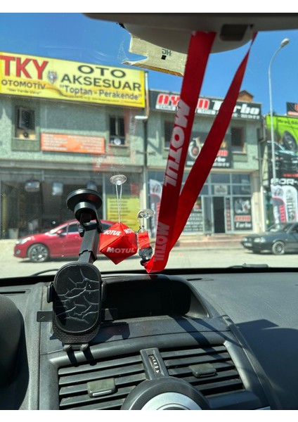 Motul Oto Konfor Seti (Boyun Yastığı, Kemer Pedi, Ayna Ipi, Cam Süsü 6 Parça)