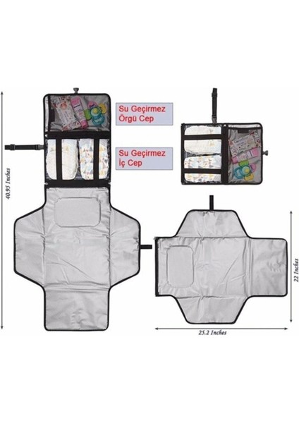 Bebek Alt Açma Örtüsü Alt Açma Minderi