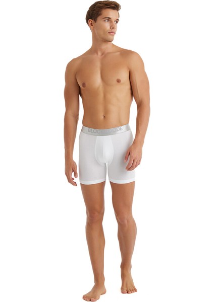 Erkek Modal Elastan Boxer Silver 9303 modelleri