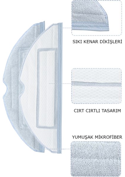 Küche & Haus Roborock Mop Yedek Parça S7,S70,S75,S7 Max,s7 Maxv ULTRA,ST7S PLUS(ST7S+) Uyumlu Modeller