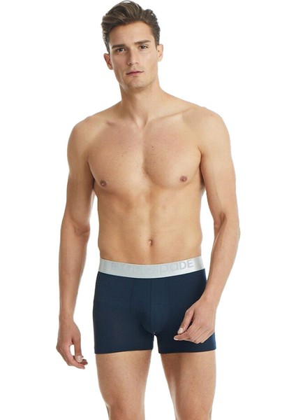 Erkek Modal Elastan Boxer Silver 9303