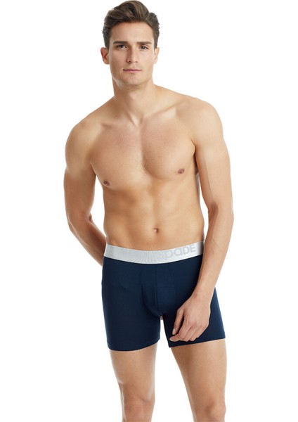 Erkek Modal Elastan Boxer Silver 9303