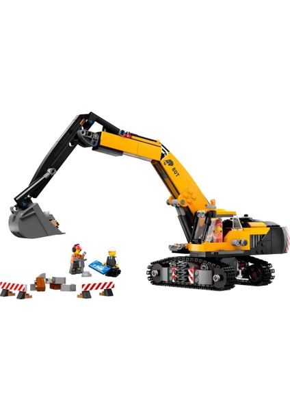 City Sarı Inşaat Ekskavatörü 60420
