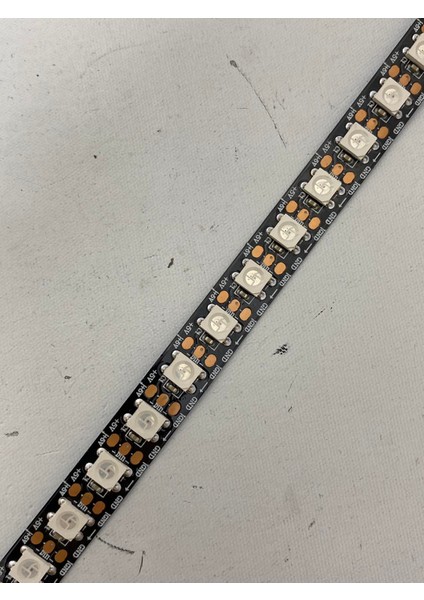 WS2812B Adreslenebilir Rgb Şerit LED 5 Metre 480 LED