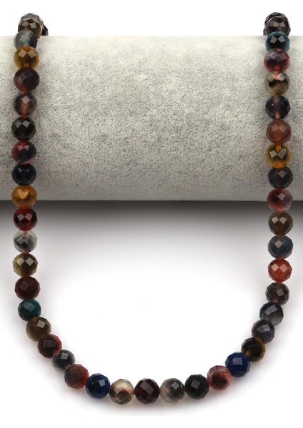 Akik Doğal Taş Dizi 8 mm Fasetli Küre Kesim fiyatları