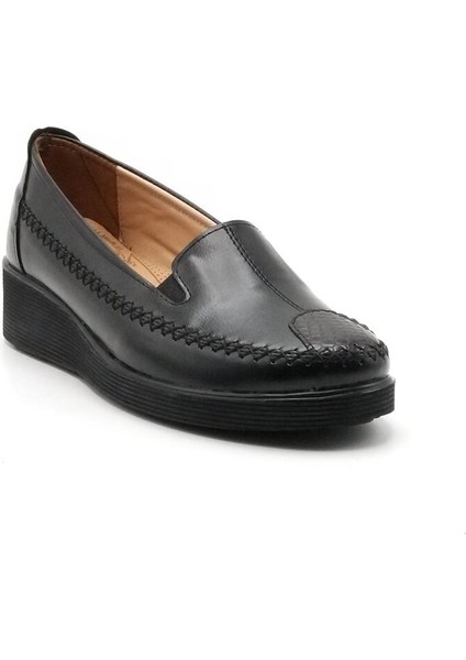 Bayan 37-40 Siyah Dolgu Tam Ortopedik Comfort Ayakkabı